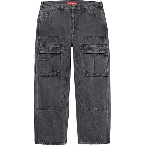 Double Knee Denim Utility Pant - Supreme
