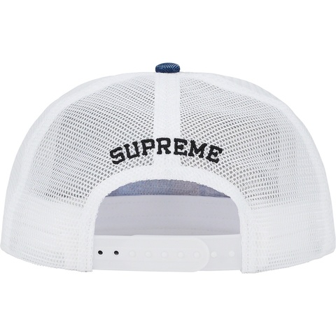 Supreme Gradient Jacquard Denim Mesh Back 5-Panel - Blue