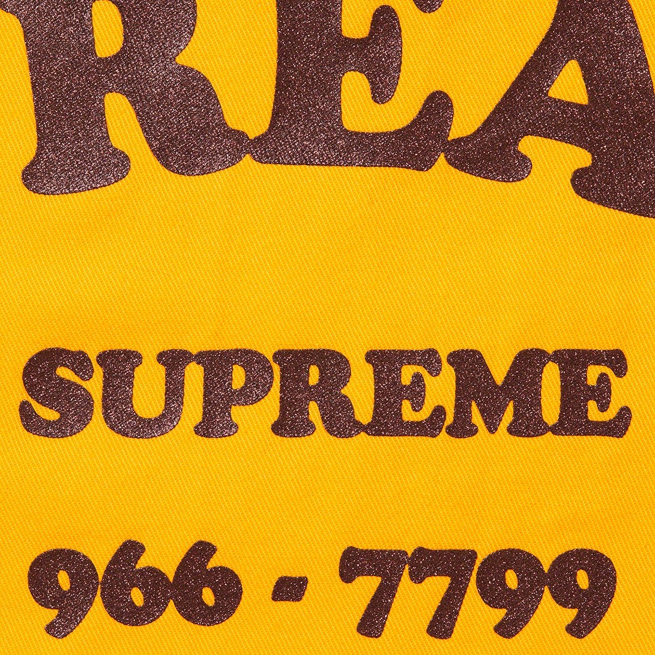 Supreme Fuck Everything S S Work Shirt (SS22) - Yellow - $128