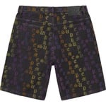 Supreme Gradient Jacquard Denim Short (SS22) - Black