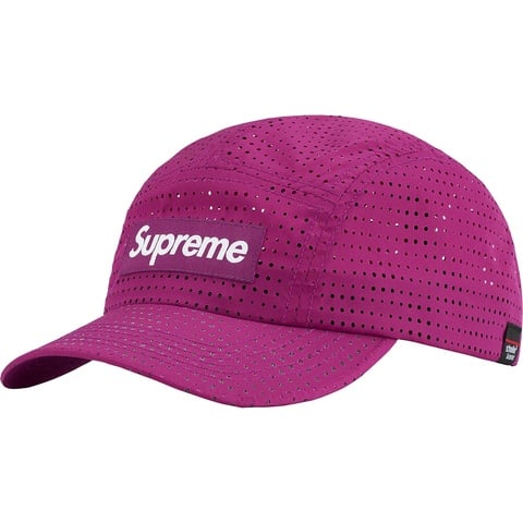 Supreme Perforated Camp Cap - Magenta