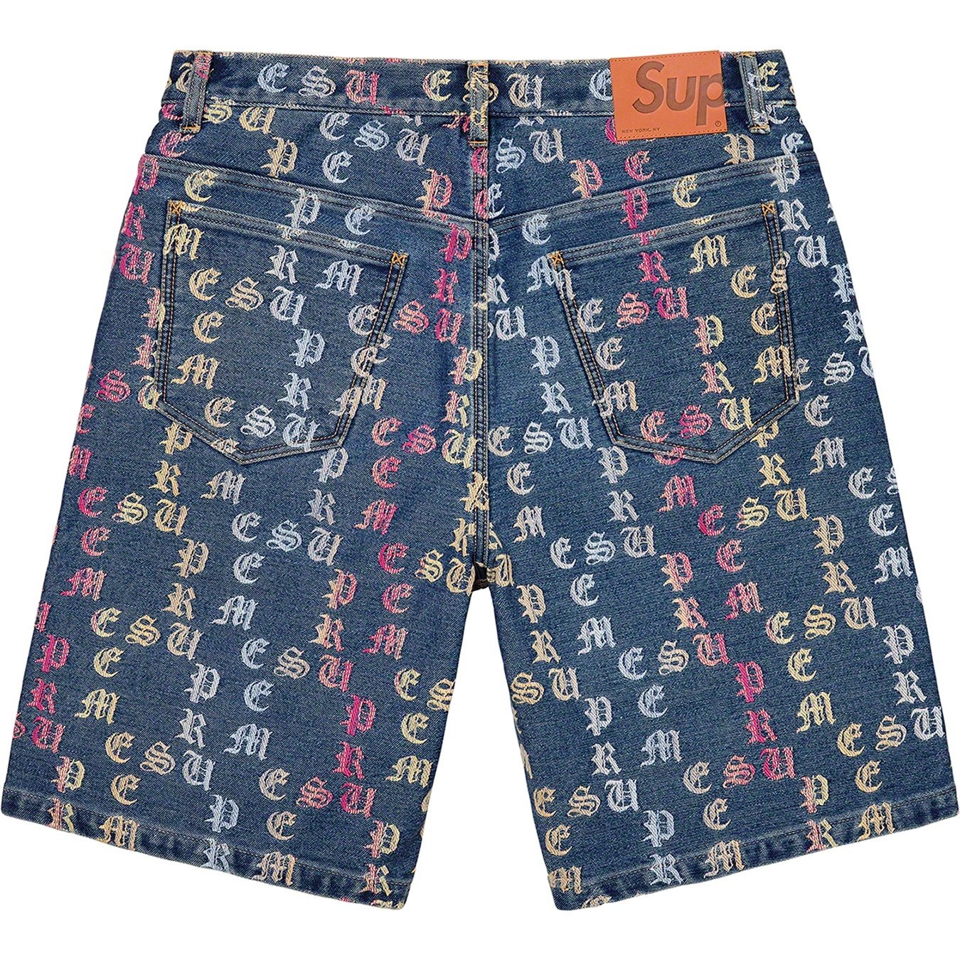 Gradient Jacquard Denim Shortショートパンツ Supreme Gradient Jacquard Denim Short (SS22) - $148