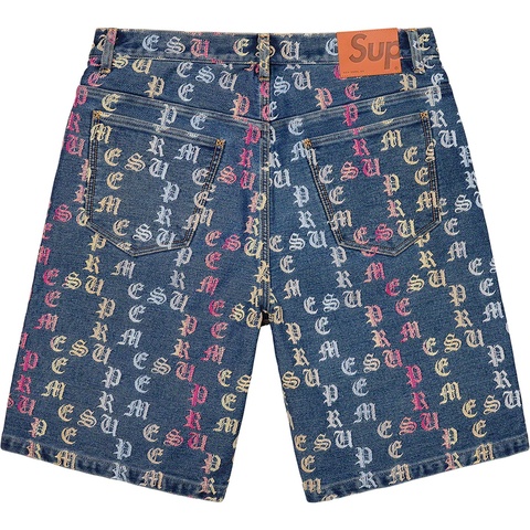 Gradient Jacquard Denim Short - spring/summer 2022 - Supreme