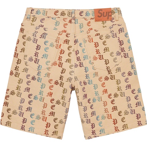 Gradient Jacquard Denim Short - spring/summer 2022 - Supreme
