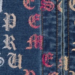 Supreme Gradient Jacquard Denim Work Jacket (SS22) - Blue