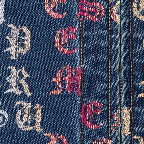 Supreme Gradient Jacquard Denim Work Jacket - Blue
