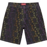 Supreme Gradient Jacquard Denim Short (SS22) - Black