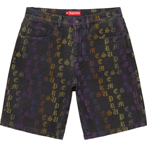 Gradient Jacquard Denim Short - spring/summer 2022 - Supreme