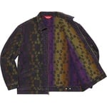 Supreme Gradient Jacquard Denim Work Jacket (SS22) - Black