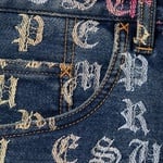 Supreme Gradient Jacquard Denim Short (SS22) - Blue