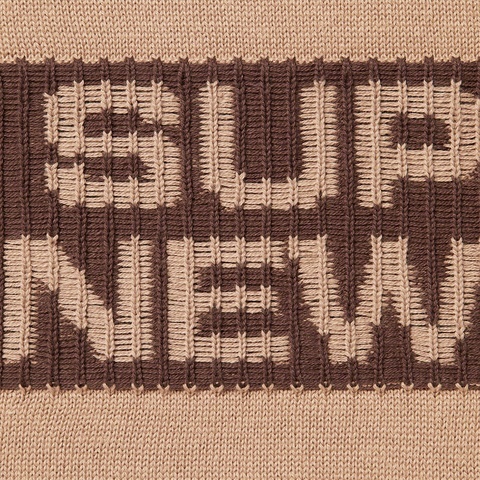Supreme 2-Tone Sweater - Light Brown