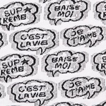 Supreme Word Bubble Jacquard S S Top (SS22) - White