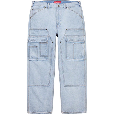Double Knee Denim Utility Pant - Supreme