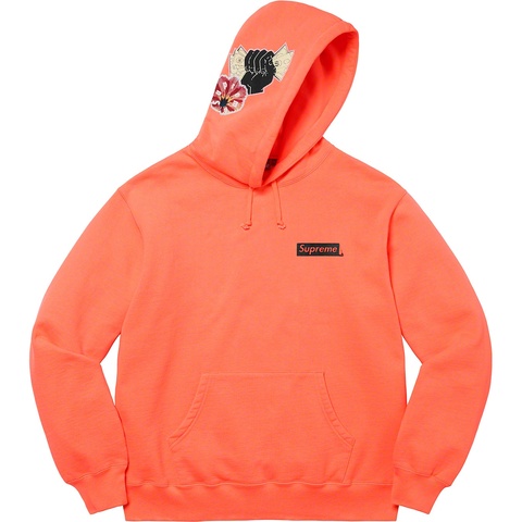 Supreme Instant High Patches Hooded Sweatshirt - Apricot