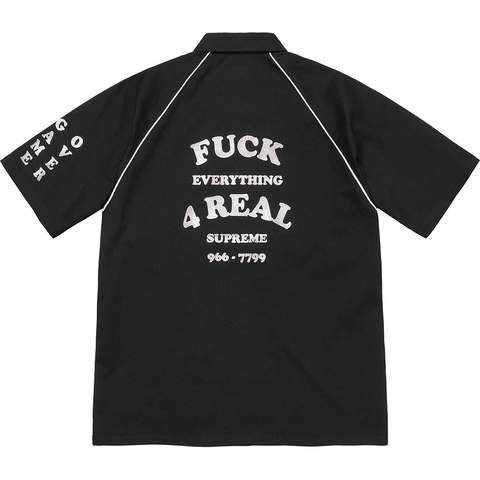 Supreme Fuck Everything S/S Work Shirt - Black