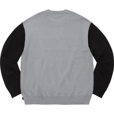 Supreme 2-Tone Sweater - Black