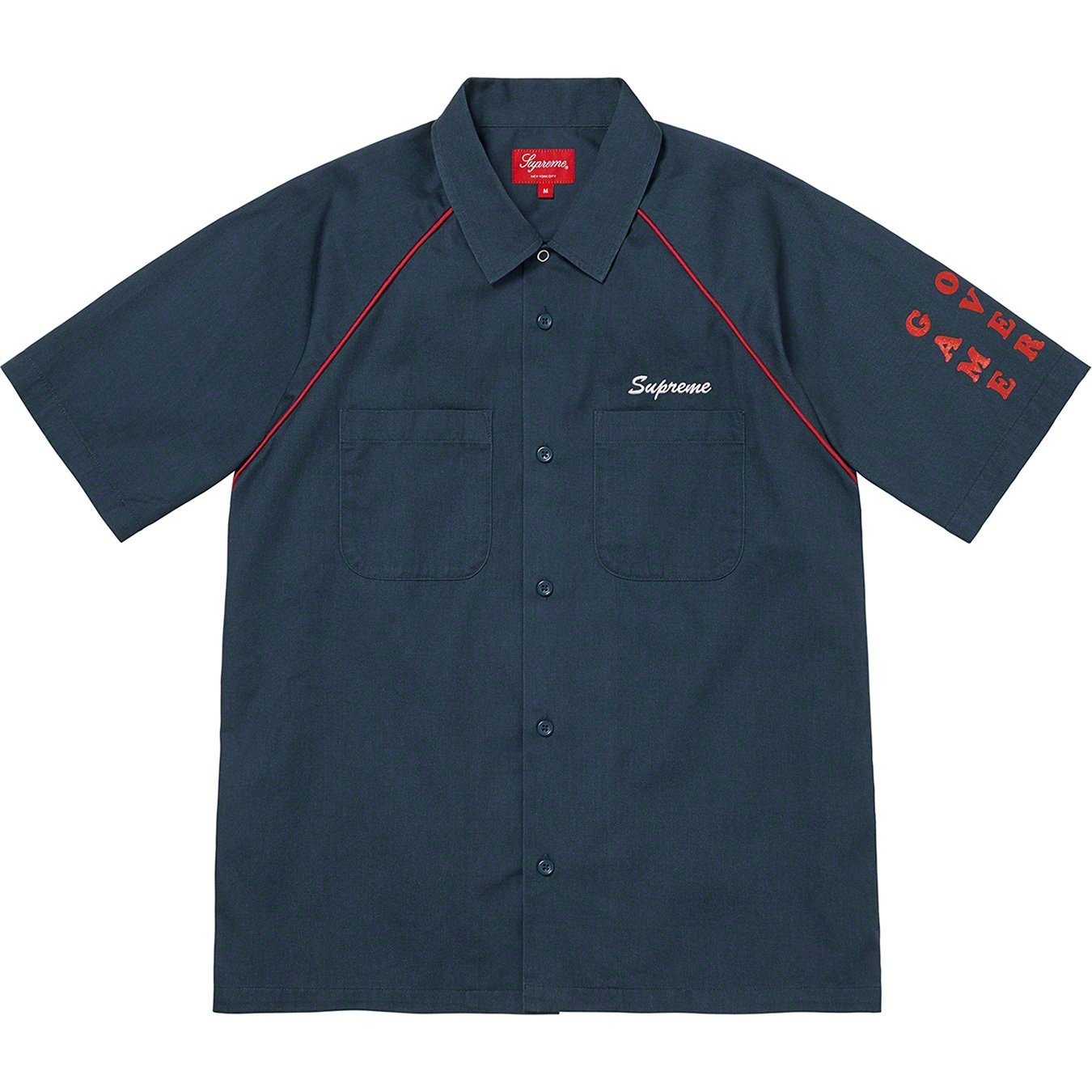 Supreme Fuck Everything S S Work Shirt (SS22) - Light Navy - $128