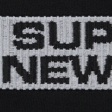 Supreme 2-Tone Sweater - Black