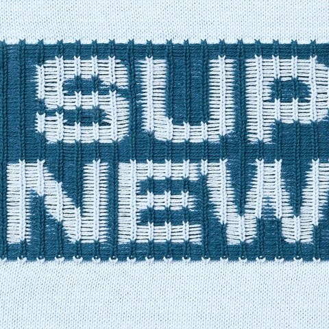 Supreme 2-Tone Sweater - Light Blue