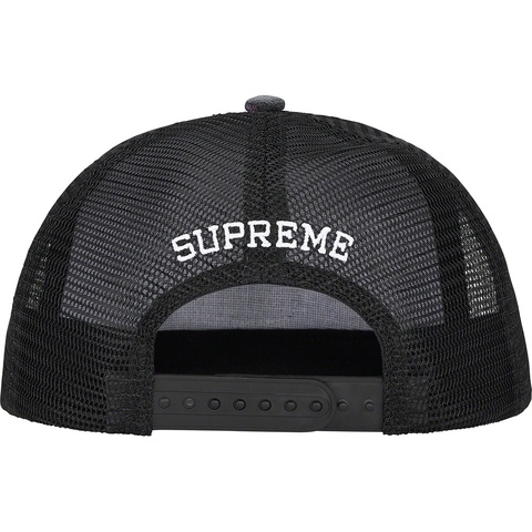 Supreme Gradient Jacquard Denim Mesh Back 5-Panel - Black