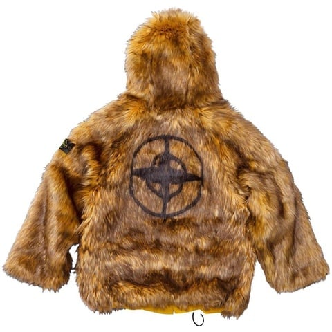 Supreme®/Stone Island® Formula Steel Reversible Faux Fur Parka