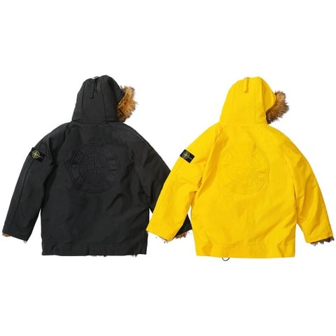 Supreme Supreme®/Stone Island® Formula Steel Reversible Faux Fur Parka - Colorway