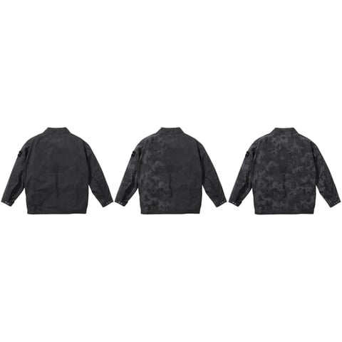 Supreme®/Stone Island® Reactive Ice Camo Ripstop Jacket - Supreme