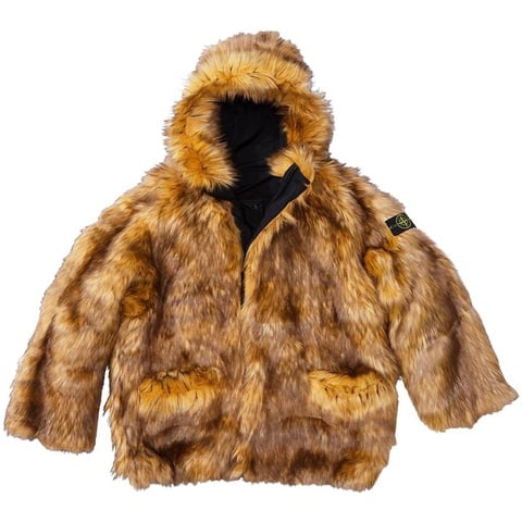 Supreme Supreme®/Stone Island® Formula Steel Reversible Faux Fur Parka - Colorway