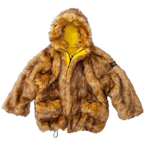 Supreme Supreme®/Stone Island® Formula Steel Reversible Faux Fur Parka - Colorway