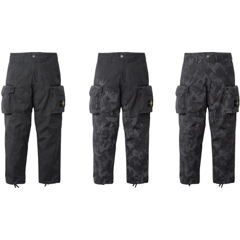 Supreme®/Stone Island® Reactive Ice Camo Ripstop Cargo Pant - Supreme