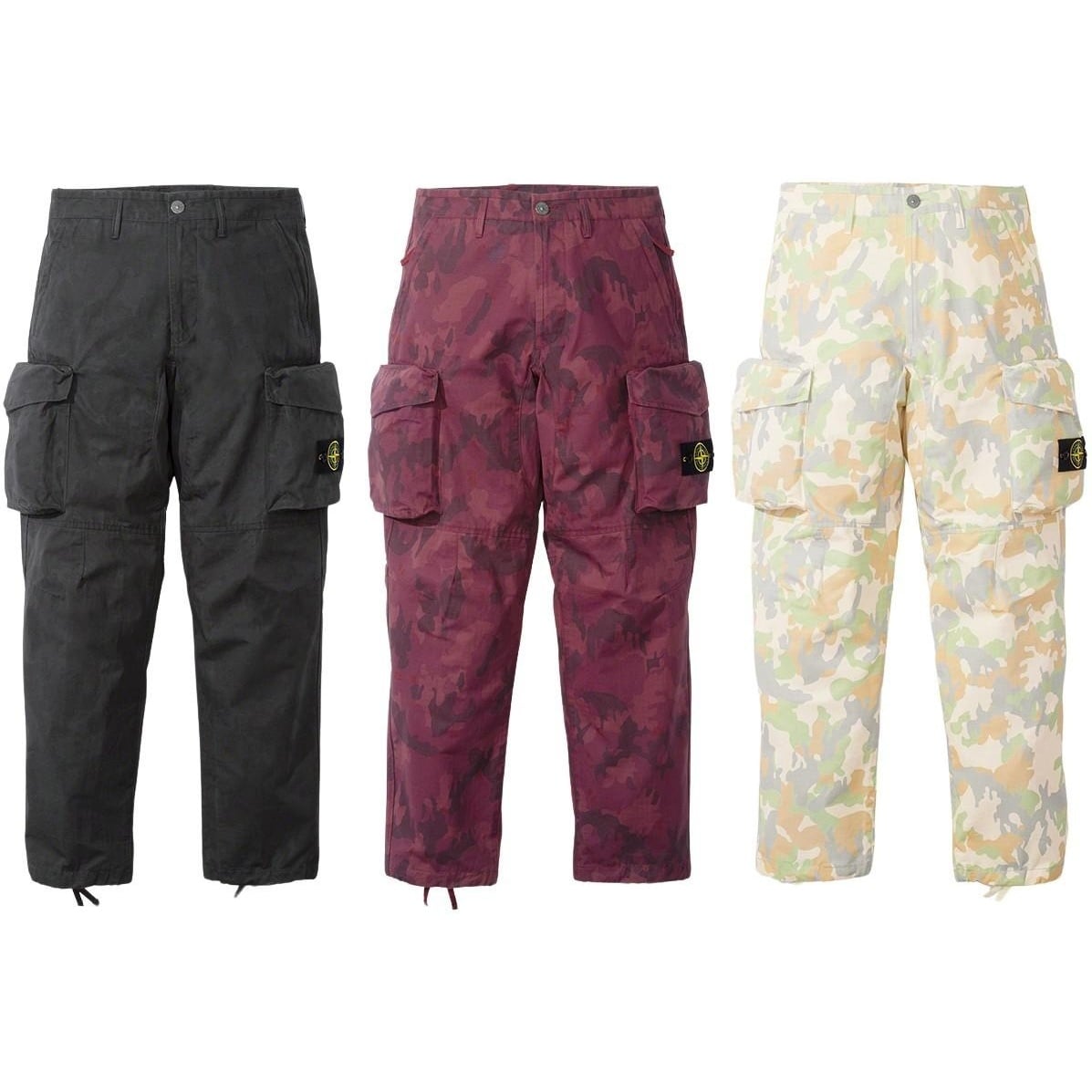 Supreme®/Stone Island® Reactive Ice Camo Ripstop Cargo Pant - Supreme