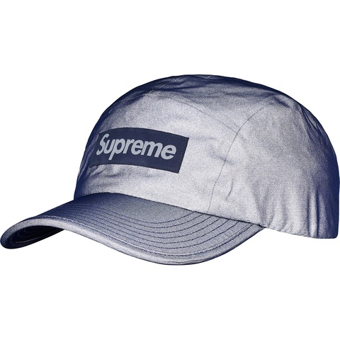 Supreme Reflective Mesh Camp Cap - Navy