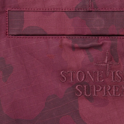 Supreme Supreme®/Stone Island® Reactive Ice Camo Ripstop Cargo Pant - Red