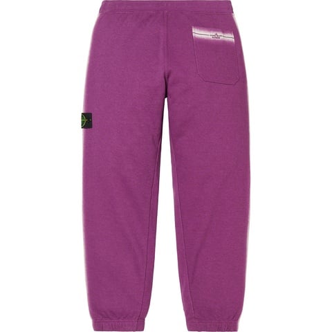 Supreme Supreme®/Stone Island® Stripe Sweatpant - Purple