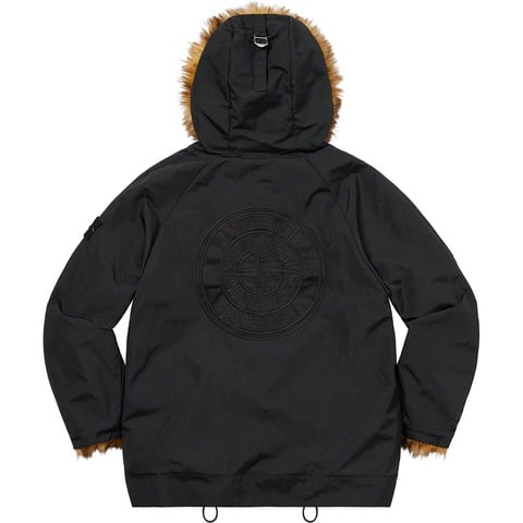 Supreme®/Stone Island® Formula Steel Reversible Faux Fur Parka
