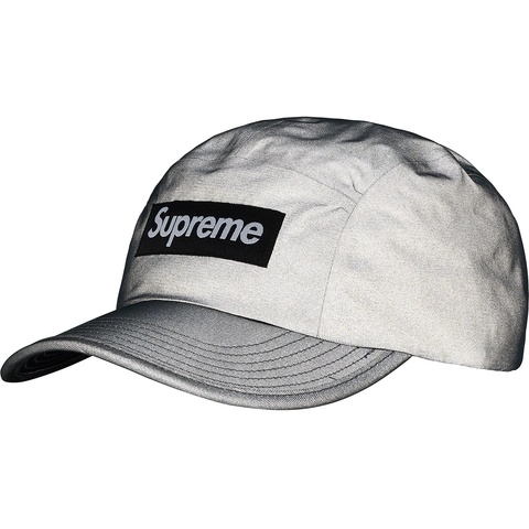 Supreme Reflective Mesh Camp Cap - Black