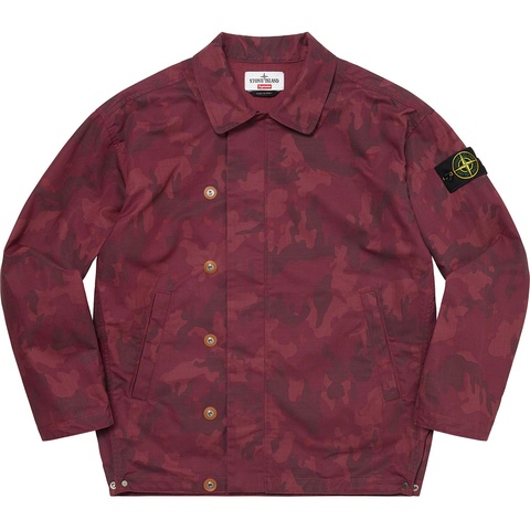 Supreme Supreme®/Stone Island® Reactive Ice Camo Ripstop Jacket - Red