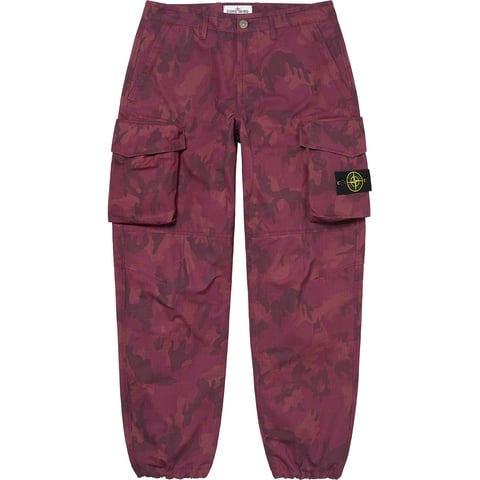 Supreme®/Stone Island® Reactive Ice Camo Ripstop Cargo Pant - Supreme