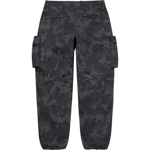 Supreme Supreme®/Stone Island® Reactive Ice Camo Ripstop Cargo Pant - Black