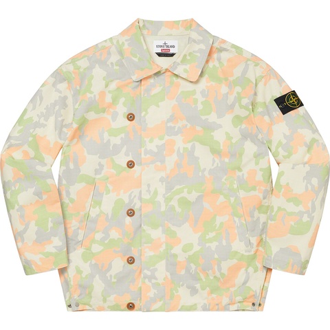 Supreme Supreme®/Stone Island® Reactive Ice Camo Ripstop Jacket - Tan