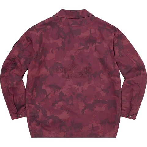 Supreme Supreme®/Stone Island® Reactive Ice Camo Ripstop Jacket - Red