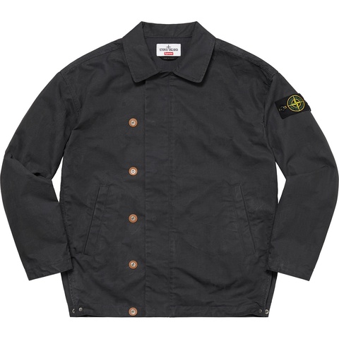 Supreme Supreme®/Stone Island® Reactive Ice Camo Ripstop Jacket - Black