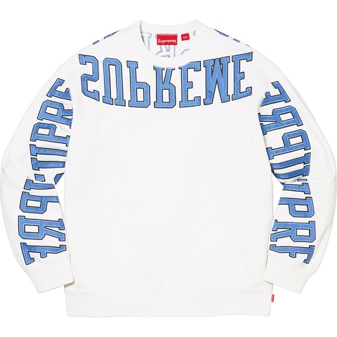 Supreme Multi Arc Crewneck - White