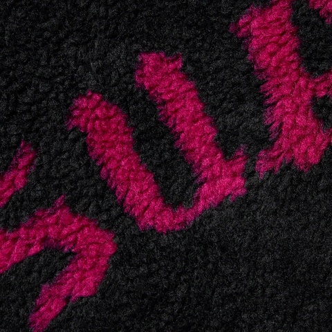 Supreme Star Fleece Jacket - Black