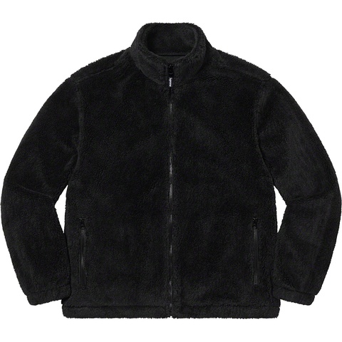 Supreme Star Fleece Jacket - Black