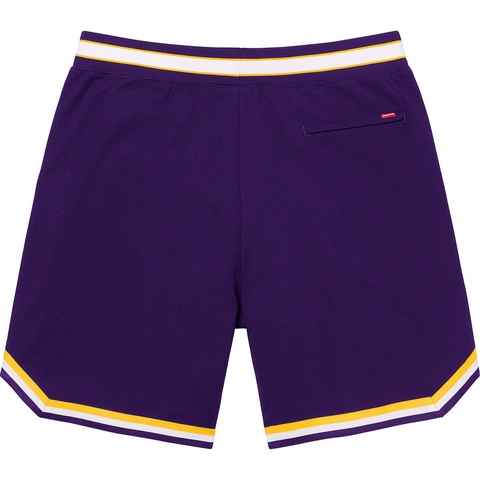 Supreme Faux Croc Basketball Short - Purple