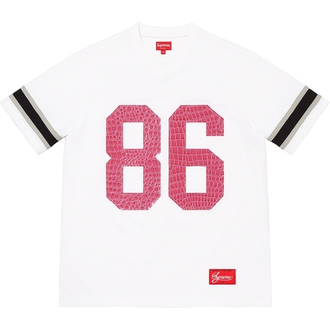 シャツ Supreme Faux Croc Football Jersey Supreme_Faux_Croc_Football_Jer