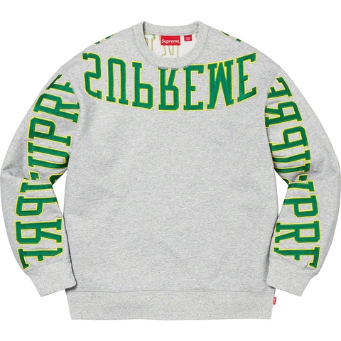Supreme Multi Arc Crewneck - Heather Grey