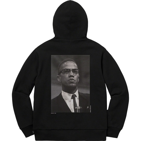Supreme Malcolm X Hooded Sweatshirt - Black