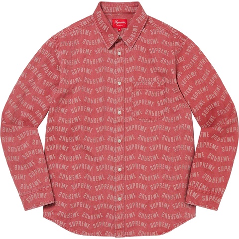 Arc Jacquard Denim Shirt - spring/summer 2022 - Supreme